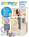 Emmay Care® Children Kids Baby Pet Stair Doorway Pressure Mount Metal Safety Gate - Extra Wide (108cm) Extra Tall (1M 1 Metre) Height (White)