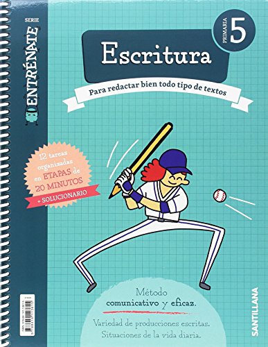 Cuaderno escritura serie entrenate 5 primaria
