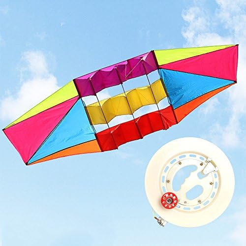 Creative Radar Kite Satellite Kite–Kite That Is Ideal For Kids And Adults-Easy To Launch In Stiff Wind Or Soft Breeze – Unique Ring Handle – Built To Last - Great For Family Fun