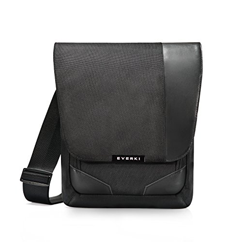 Everki Venue – Premium RFID Mini Messenger für iPad / Kindle / Tablet bis 10,5 Zoll mit durchdachtem Fächer-Konzept und weiteren hochwertigen Funktionen, Schwarz - 2