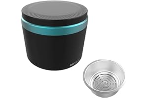 ‎CECOTEC Cecotec ToothCare EasyClean Ultradźwiękowy środek czyszczący do czyszczenia ultradźwiękowego wibracji, światła UV, zbiornik 200 ml, wyniki w 5 min, wewnętrzny kosz ochronny