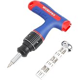 WORKPRO WP221072 7-IN-1 Professional CR-V T- Handle Ratchet Magnetic Screwdriver Set