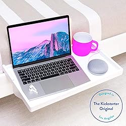 BedShelfie Plus l'étagère de Chevet Originale - 3 Couleurs / 2 Tailles - comme VU sur Business Insider (Plus, Blanc)