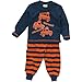 Bedlam Younger Boys Nee Naa Fire Engine Long Striped Pyjamas - Navy - 18/23 Months