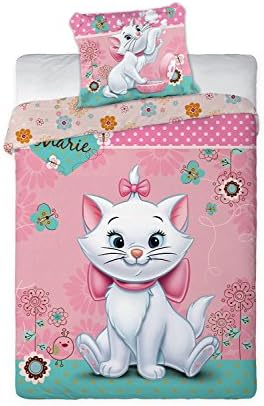 Maxi&Mini - The Aristocats Marie Bedding Set: Duvet Cover and Pillow Case for Child's Bedroom