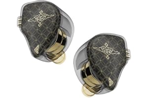 Fanmusic Tangzu WAN ER Écouteurs intra-auriculaires avec pilote dynamique 10 mm avec microphone (noir, avec micro)