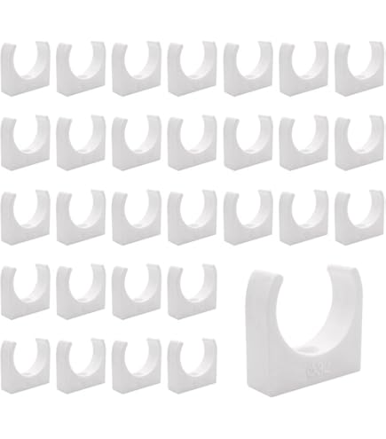 Clip Supporto T8 Per Tubi LED - 16 Pezzi In Acciaio Nichelato, Montaggio Semplice - Foto 12