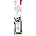 RADIUS Toothbrush Big Brush with Replaceable Head, Left Hand, Soft in Black Sparkle, BPA Free and ADA Accepted, Designed to Improve Gum Health and Reduce the Risk of Gum Disease