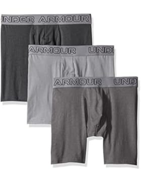 Under Armour Herren Unterhose Cotton Stretch 6'' 3 Pack