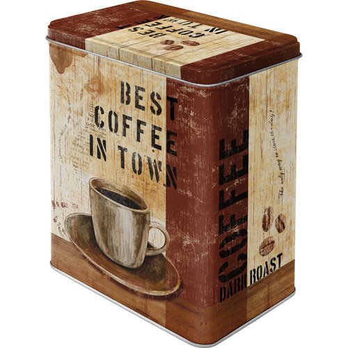 Nostalgic-Art 30110 Coffee und Chocolate Best in Town, Vorratsdose L - 2