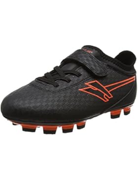 Gola Sparta Blade, Jungen Fußballschuhe, Schwarz (Black/orange), 32 EU
