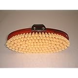 Euroriding Wurzelkardätsche, Kunstborsten, rotbraun lack. Holzrücken