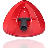 1 Red Mop Base Compatible with Vileda 2 in 1 Turbo EasyWring Mop | Triangular Rotating Mop Head Disc for Mop Plastic Case for