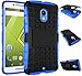 Produktbild Outdoor Schutzhülle Motorola Moto X Play Hülle [Schwarz+Blau],Rüstung Serie ISENPENK Hohe Qualität Schutzhülle Muster Schutz Handy Hülle Case Back Cover Tasche Mit Ständer