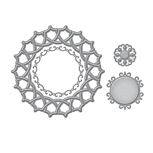 Spellbinders"Shapeabilities" Naples Medallion Die, Metal, Brown