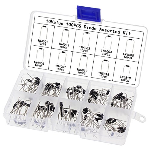 HSeaMall Assorbimento Diodo Diodo Diodo Rectifier Diodo Di Raddrizzatore 10Values   100PCS