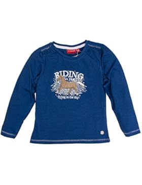 Salt & Pepper Longsleeve Horses Riding, T-Shirt Bambina