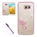 Produktbild Samsung Galaxy S7 Edge Case for Girls EMAXELER Stylish Bling Diamond Slim Case Plating Process Hard PC Back Cover Protective Case for Samsung Galaxy S7 Edge Dandelion Pink by EMAXELER