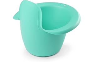 Easypisi Baby-Töpfchen zum Abhalten (Türkis), Windelfrei, Babytopf WC/Klo, mobiles Jungen/Mädchen Kindertöpfchen bis 1 Jahr, Baby Zubehör, Made in Germany