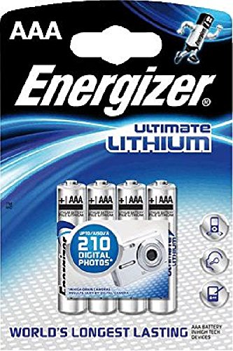 Preisvergleich Produktbild Energizer Batterien Ultimate Lithium digital / 629612 , Micro AAA Inh. 4
