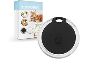 KF-PREMIUM KF Premium Pet & Loved One GPS Tracker - Real-Time Mini Locator with Magnetic Attachment, Multiple Alarms, and Free App - Perfect for Dogs, Cats, Kids, and Elderly Safety
