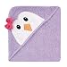 Luvable Friends Animal Face Hooded Towel (Purple Penguin) RS.735.00