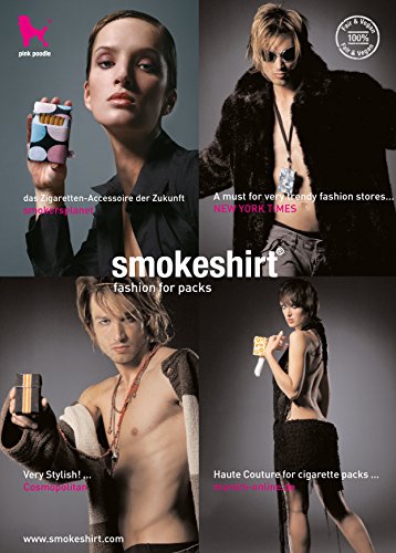 smokeshirt size regular edles modisches Zigarettenetui (20 Zigaretten), Überzug, Zigarettenhülle für Zigarettenschachtel, Zigarettenbox - 4