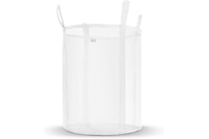 ecooe Sac de Brassage Réutilisable en Nylon avec Poignées Renforcées, Professionnel Sacs Filtres à Bière 45 x 35 cm, Sacs filtrants Blancs en Maille Fine pour Bière, Vin, Thé, Café, Jus (1 Pièce)