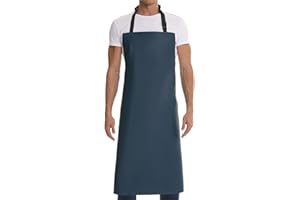 Homsolver Industrielle Vinyl Wasserdichte Apron Ultra Leichte Industrie Apron, Schwarz, Unisex-Erwachsene