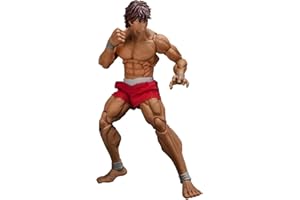 Jiumaocleu Anime BAKI Figurka 17 cm Hanma Baki Figurka Statua Model, Stawy Ruchoma Kreskówka Manga Figurka Ręcznie Kolekcjonerska Dekoracja Biurka Boże Narodzenie Prezenty Urodzinowe