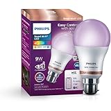 PHILIPS Wiz Wi-Fi Enabled B22 9-Watt LED Smart Bulb, Compatible with Amazon Alexa and Google Assistant(16M Colours +Shades of