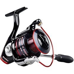KastKing Sharky II Fishing Reel - Smooth Spinning Reel - 48.5 Lb de fibra de carbono Max Drag - 10 + 1 Superior Ball Bearings - Brass Gears - ¡Calidad superior a un precio asequible!