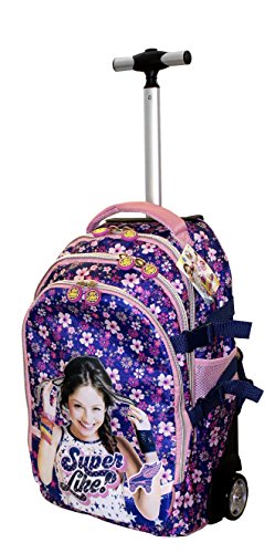 Preisvergleich Produktbild Soy Luna Disney, Schulrucksack Trolley Schulkinder, Mädchen Schule , Reise