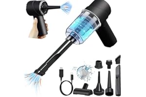 AIJOFI Handheld Vacuum Cordless 6000PA Powerful Car Vacuum Cleaner 120W Lightweight Mini Hand Held Vacuum Rechargeable 3 in 1 Rechargeable Hand held Vacuum with Strong Suction for Home, Pet Hair,Black