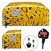 AMOS Professional UV Lamp Nail Dryer Light 36W Gel Shellac Art Manicure Pedicure Curing Timer + 4 x 9W Bulbs & Accessories Set (Leopard)