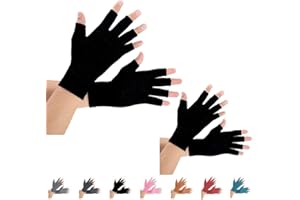 Brace Master 2 paires de gants pour l'arthrite, Gants de compression en charge et de chaleur pour les mains