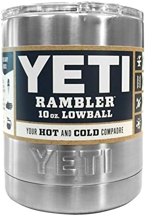 Yeti Cup Rambler 10 oz. Stainless Steel Vacuum Insulated Tumbler with Lid