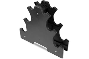 Ryoizen Triangle and Big Leaf 3-Tier Dumbbell Storage Rack Stand,Weight Racks Dumbbells Stand for Home and Gym Exercise (the weights are not included)