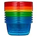 The First Years Sava Semi Disposable Bowls with Lids (8 oz/237 ml) (Colours May Vary) (Pack of 7)