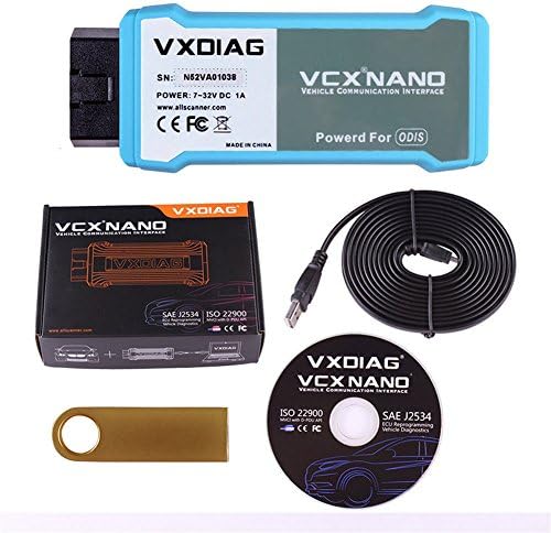 WIFI Version VXDIAG VCX NANO 5054A ODIS V3.03 Support UDS Protocol for VW AUDI (Blue)