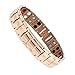 Produktbild Edelstahl 4 Element Double Row Magnetic Health Armband mit GRATIS-Link entfernen tool-rose Gold