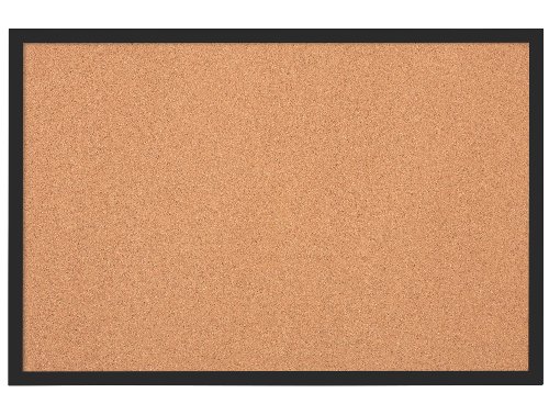 Nobo Korkpinnwand (mit schwarzem Rahmen, 58,5 x 43,0 cm)