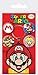 Produktbild Super Mario"Mario" Schlüsselbund und Abzeichen gesetzt, 8 x 13.5 cm