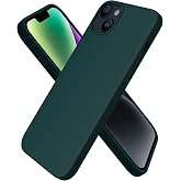 URUCHI iPhone 14 Plus / 15 Plus ile Uyumlu Kılıf, İ&ccedil;i Kadife Kaplamalı İnce Sıvı Silikon Tam Koruma Yumuşak Jel Silikon Kapak