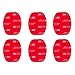 Price comparison product image MadridGadgetStore® 6 Kit Adhesive Flat Stickers Stickers 3M Flat Surfaces for Sport Camera Go Pro GoPro HD Hero7 Hero6 Hero5 Hero 7 6 5 4 3+ 3 2018 (Black, Silver, White) 4K Session SjCam Xiaomi Yi