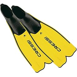 Cressi Rondinella - Aletas, color amarillo, talla 43-44