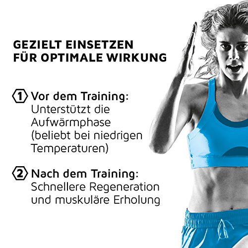 Pro Active Muscle | 500ml Wärmesalbe | 2in1-Sportgel vor und nach dem Training | lokale Wärme und natürliche Wirkstoffe unterstützen Heilvorgänge und Regeneration | tiefenwirkende Muskelentspannung - 5