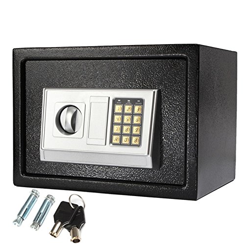 Preisvergleich Produktbild JCHUNL 250350250mm Schwarz Stahl Digital Elektronische Codeschloss Home Office Safe Box Vorrangschlüssel New Hot