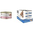 Applaws 100% Natural Wet Cat Food, Tuna Fillet with Prawn in Broth for Adult Cats (Pack of 24 x 70g Tins) & 100% Natural Wet Cat Food, Tuna with Crab, 70g (Pack of 24)