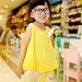 Internet Baby Girl Dot Clothing Set Vest + Pencil Pants 1-6 Years (90/1-2 Y, Yellow)